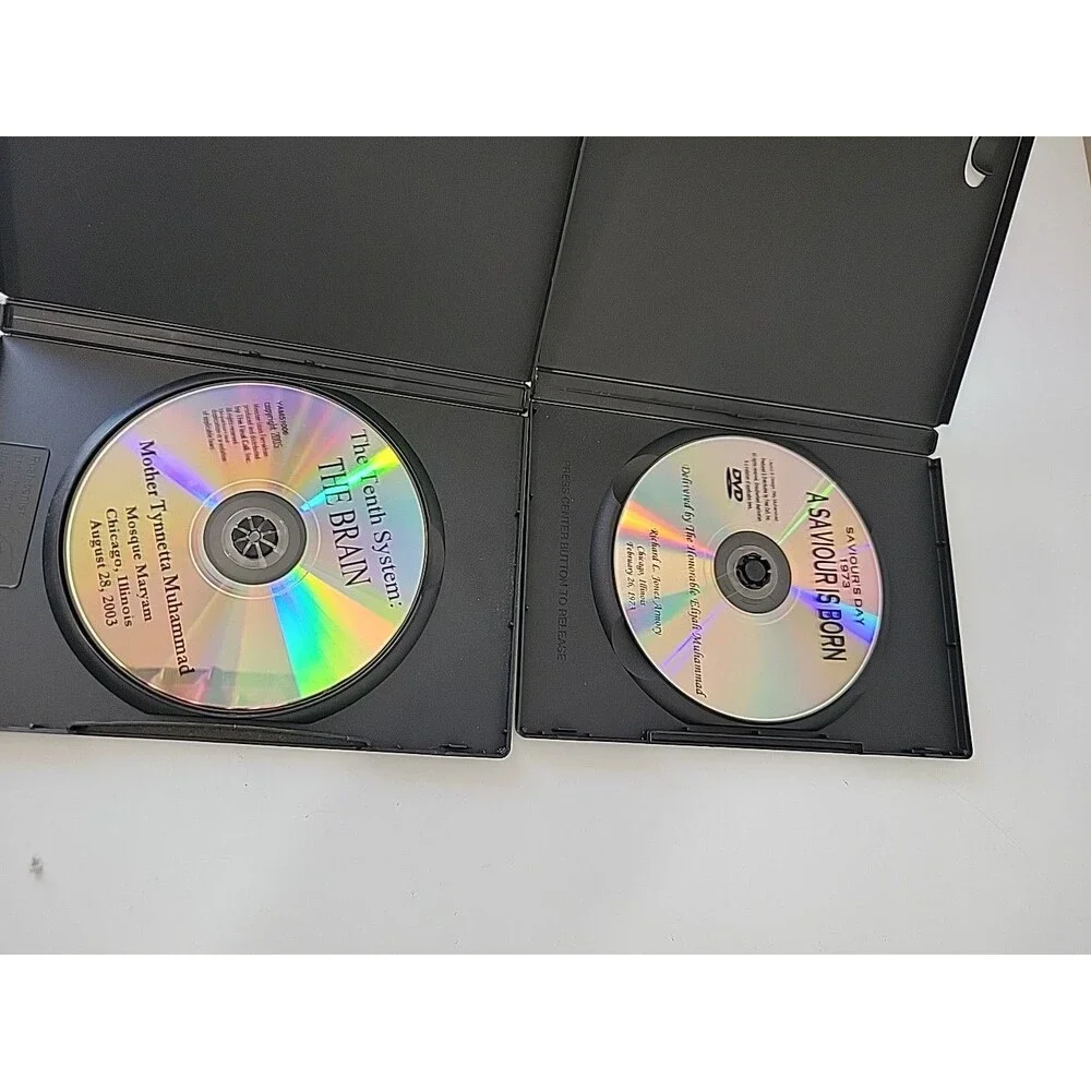 Elijah Muhammad Tynnetta Muhammad Rare DVD Lot Nation of Islam 2 Disc Set - Picture 5 of 8